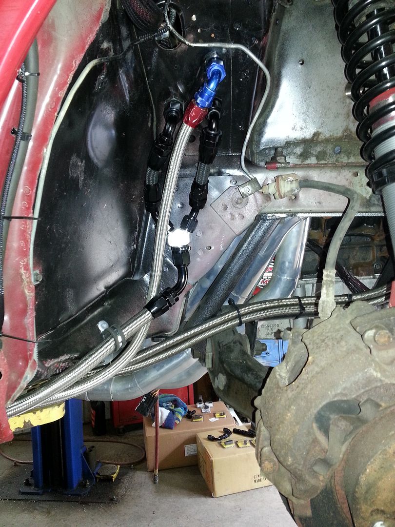 Foxbody Braided Fuel Line Routing Ford Mustang Forums